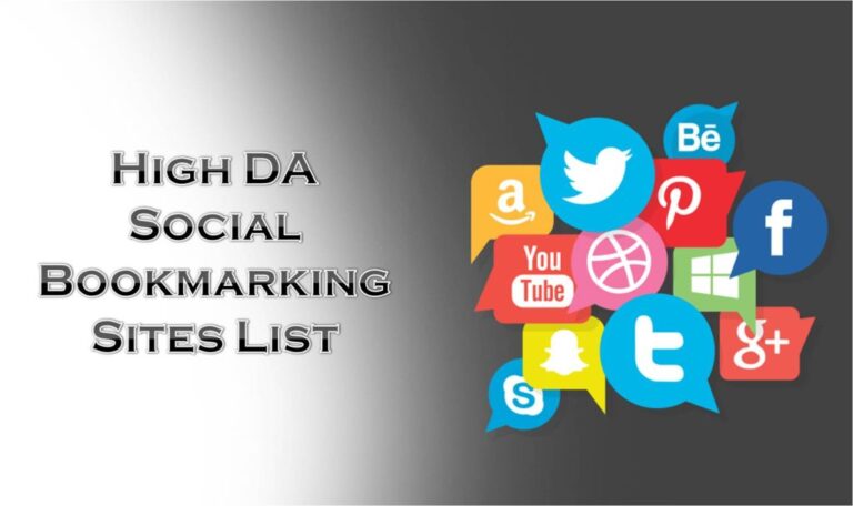 Free Social Bookmarking Sites List