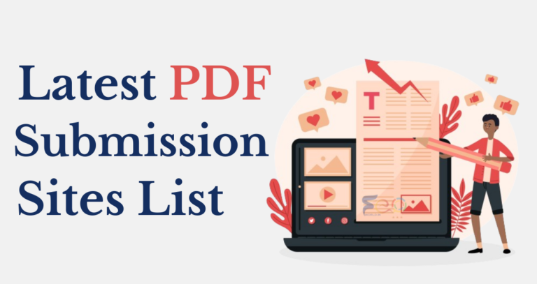 Free Best PDF Submission Sites 2024